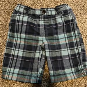 Boys plaid shorts